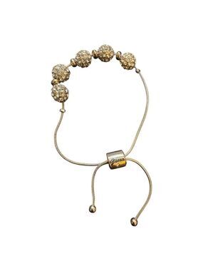 Guess Silver and Gold toned adjustable Bracelet